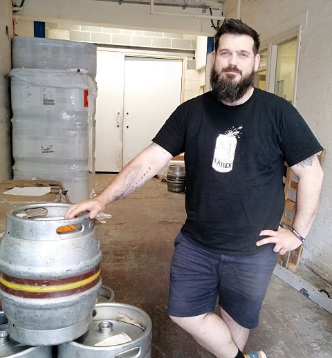 Ewan Docherty,  at Abbeydale Brewery