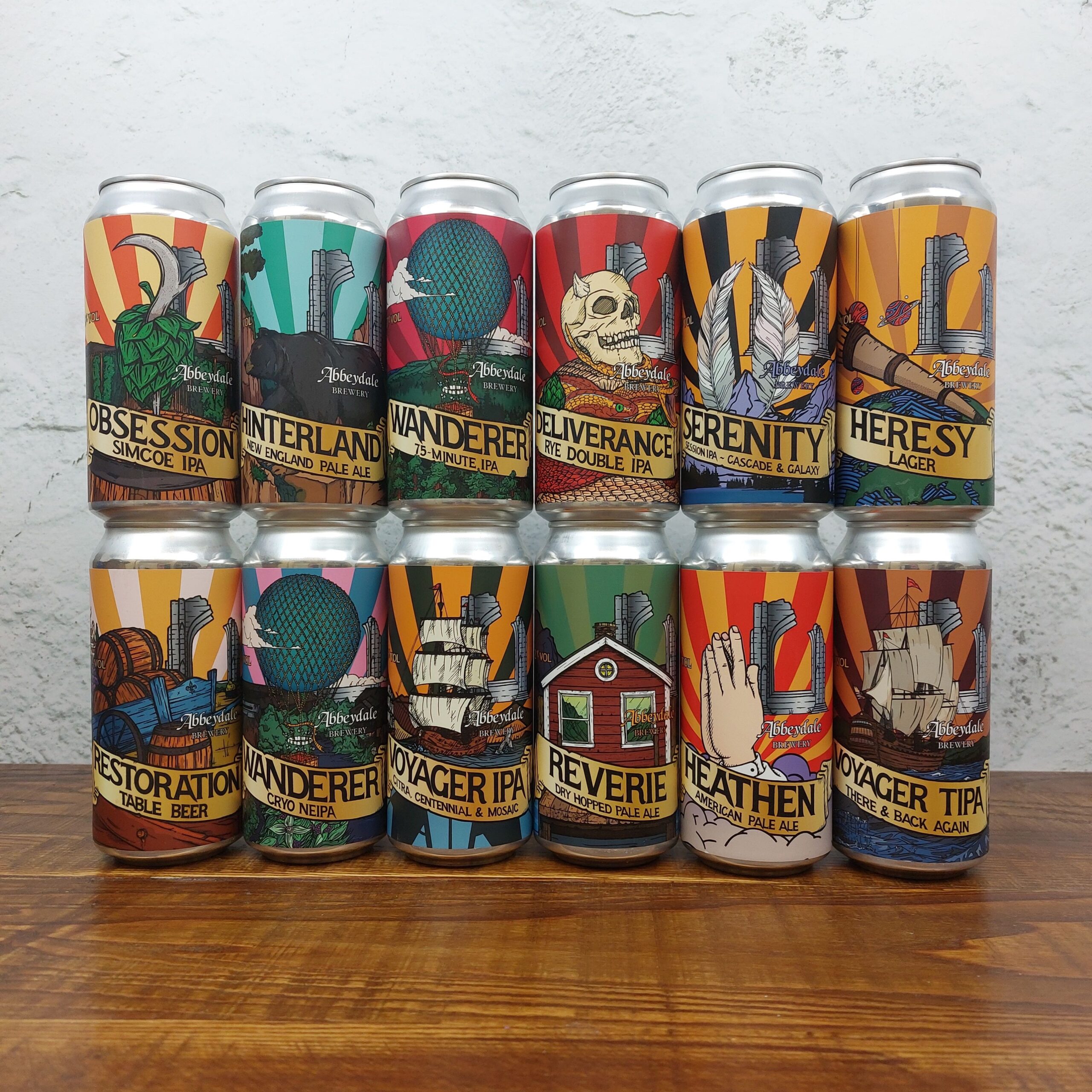 Pale and IPA mixed case (GF) Abbeydale Brewery