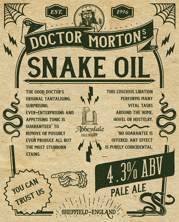 Dr Morton’s Snake Oil %