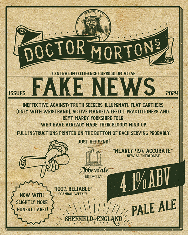 Dr Morton’s Fake News %
