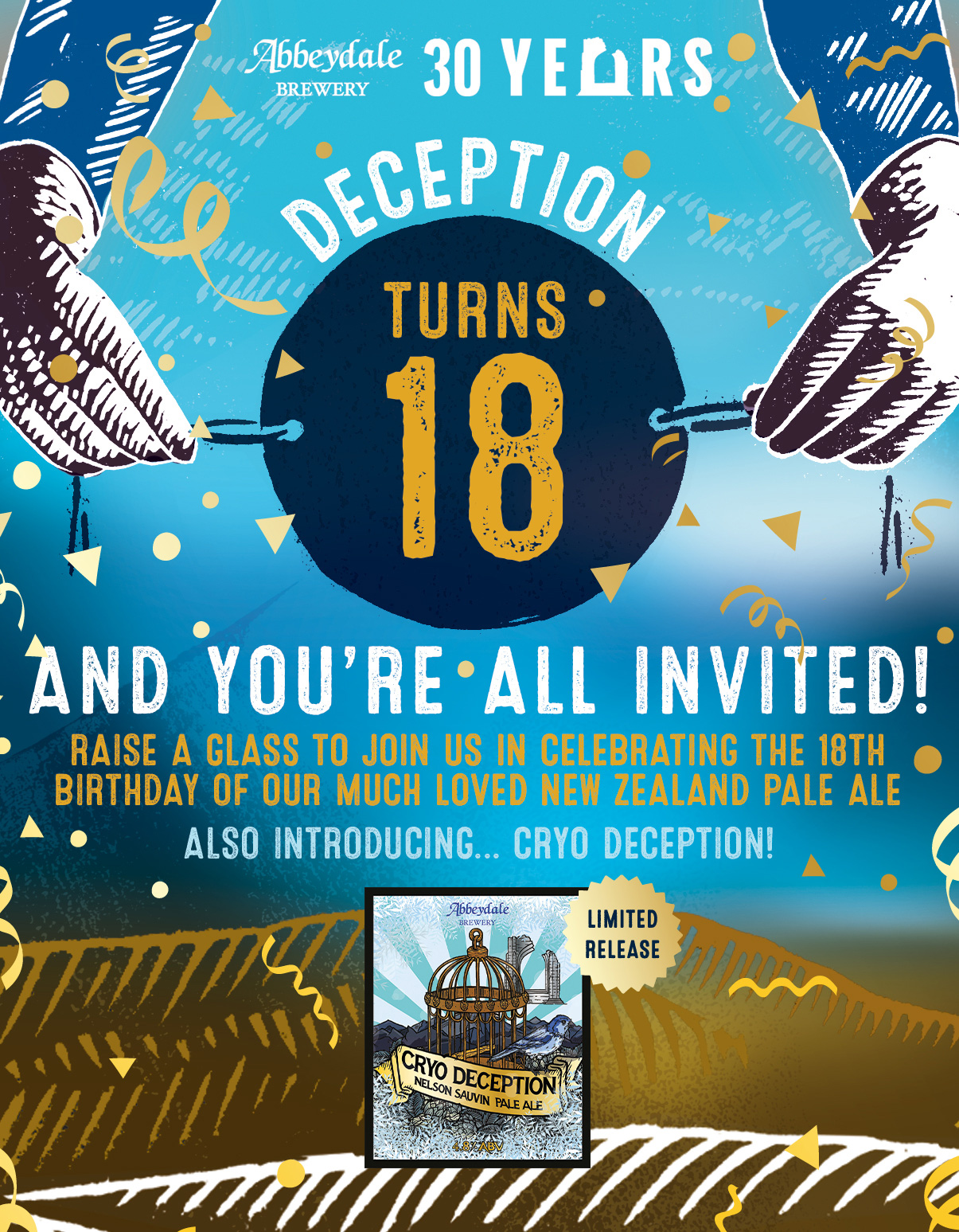 Deception turns 18!