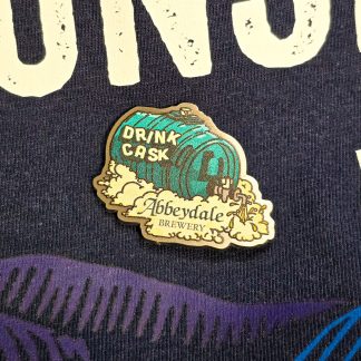 Drink Cask Pin Badge