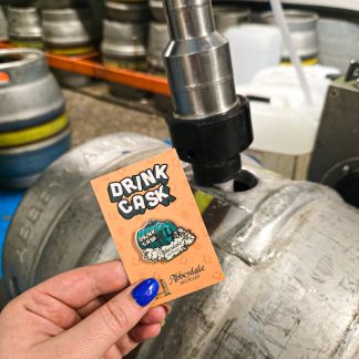 Drink Cask Pin Badge