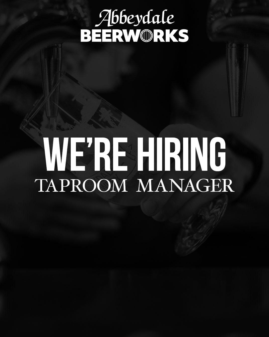 We’re hiring – Taproom Manager