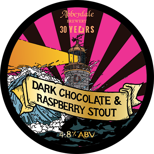 Dark Chocolate & Raspberry Stout %