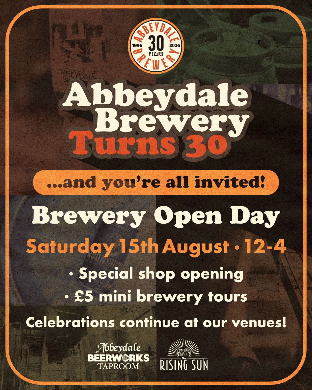 It’s our 30th birthday…