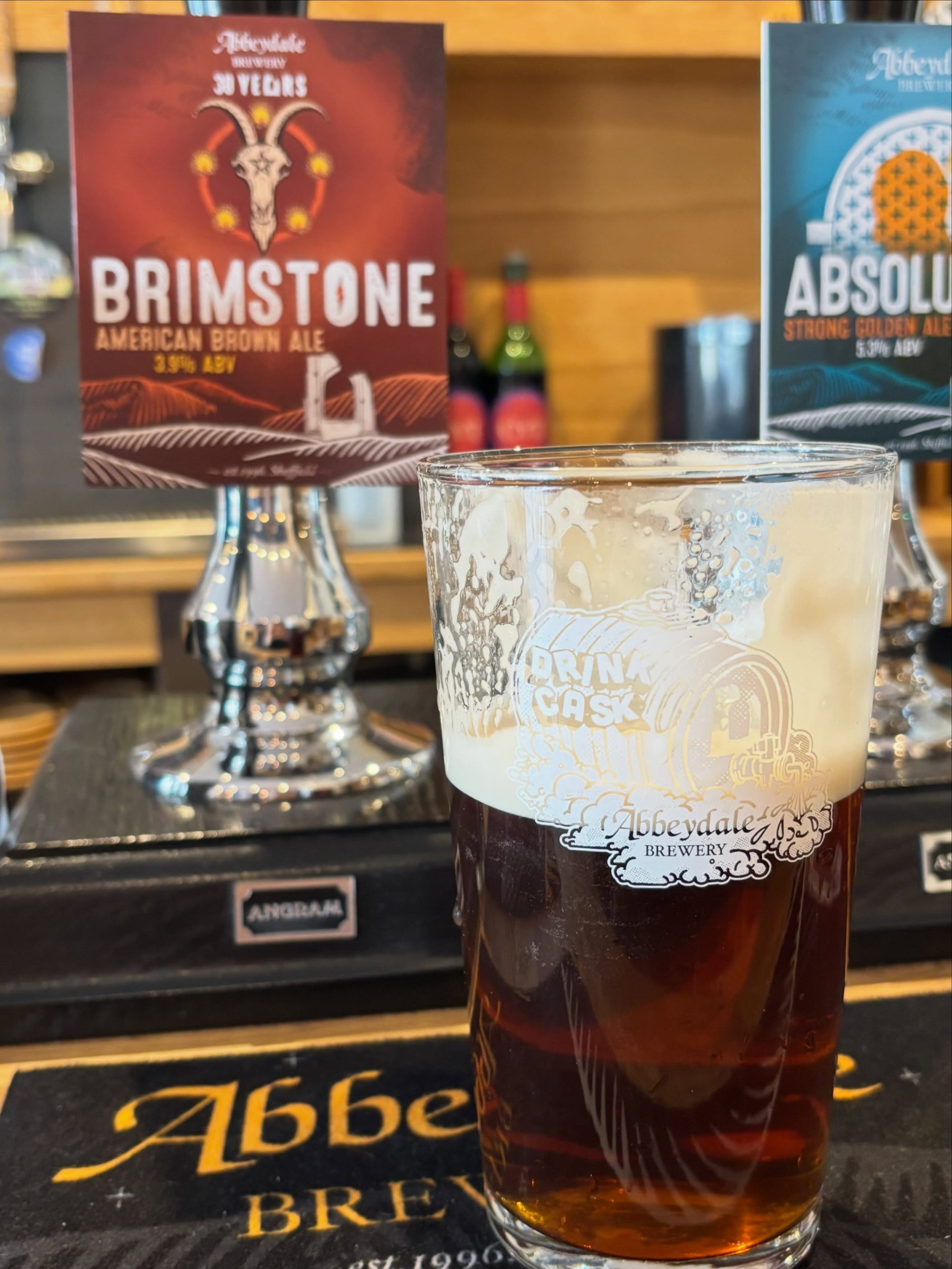 BRIMSTONE - AMERICAN BROWN ALE - 3.9% - Image 2
